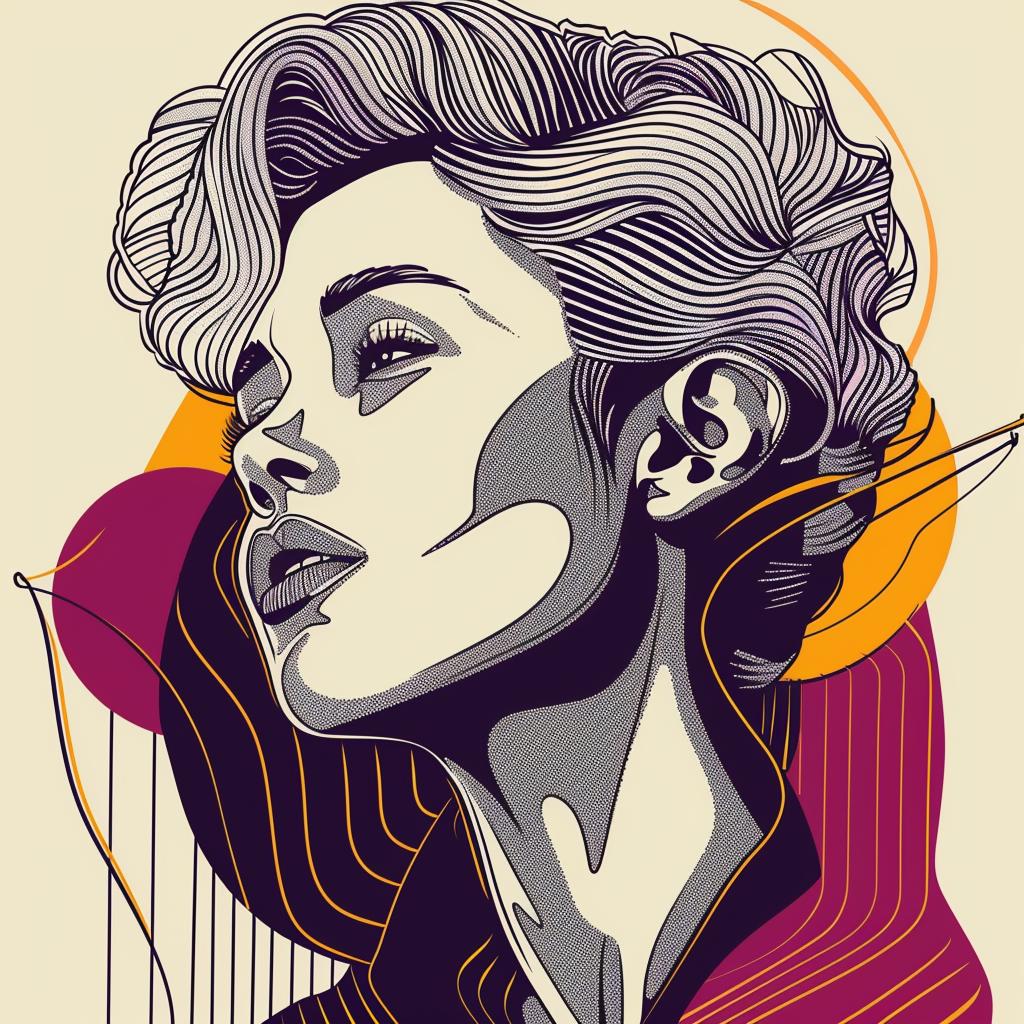 Pop  Art  blonde  woman  female  digital  short  hair  vector  illustration 936994