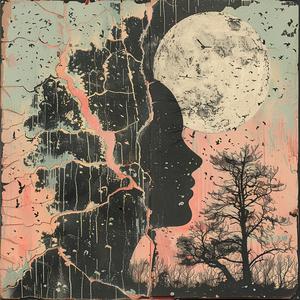 album  cover  woman  tree  Risograph  Symbolist  hyper-realistic  art  creative  disintegration 1078270