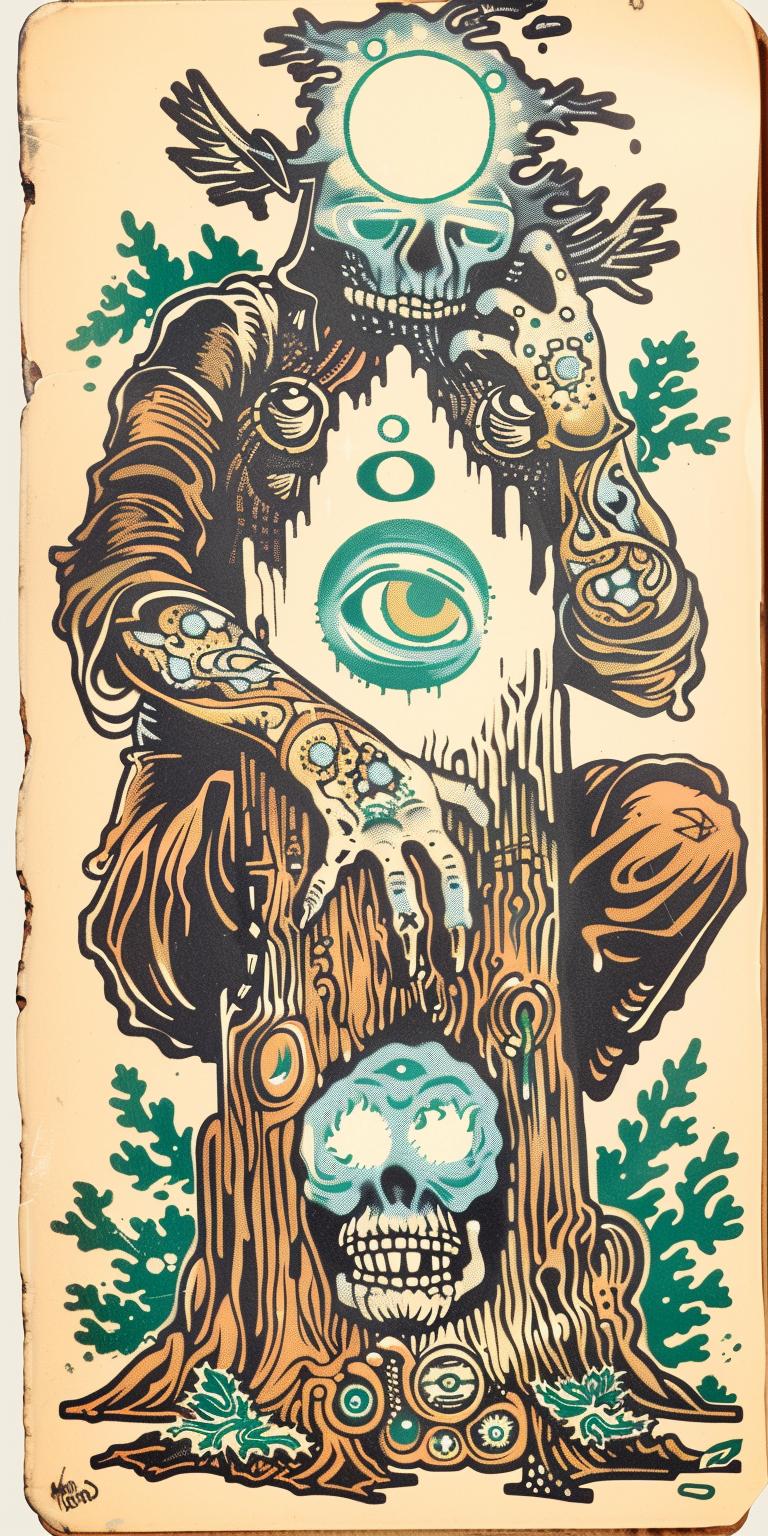 man  tree  poster  provocative  spiritual  introspective  naturalistic  dark  arts  occult 935768