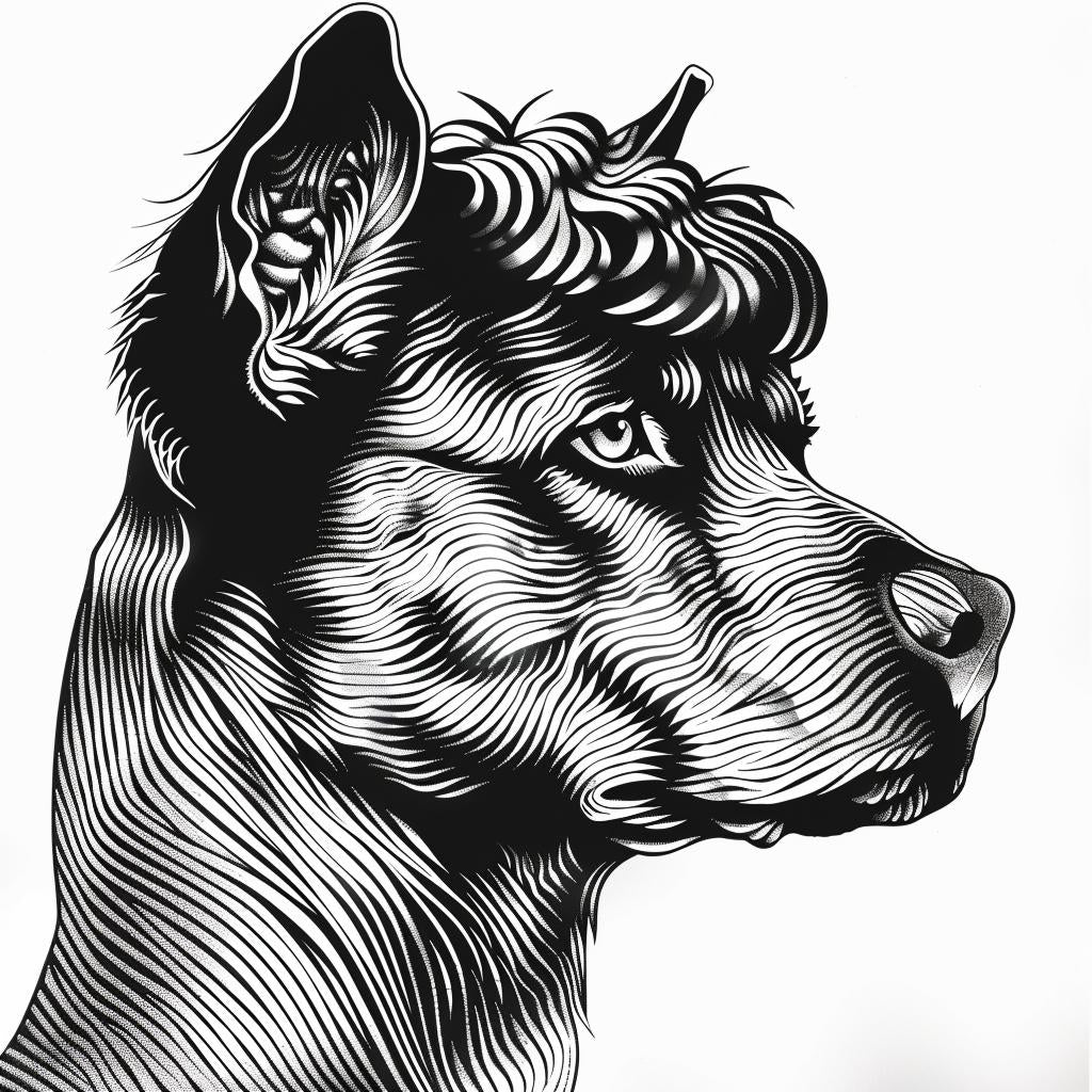drawing  doberman  black  white  head  portrait  canine  artwork  realistic  monochrome 942657