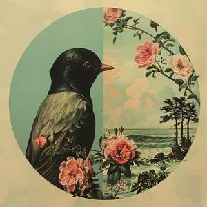 bird  flowers  painting  nature  vibrant  whimsical  chromolithography  colorful  detailed  wildlife 1056919