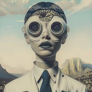 man  headdress  glasses  strange  unique  portrait  colorful  modern  expressive  artistic 1073219