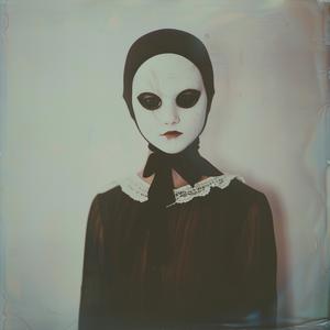 Polaroid  monster  terror  1970s  woman  black  dress  mask  nostalgia  photography 1074258
