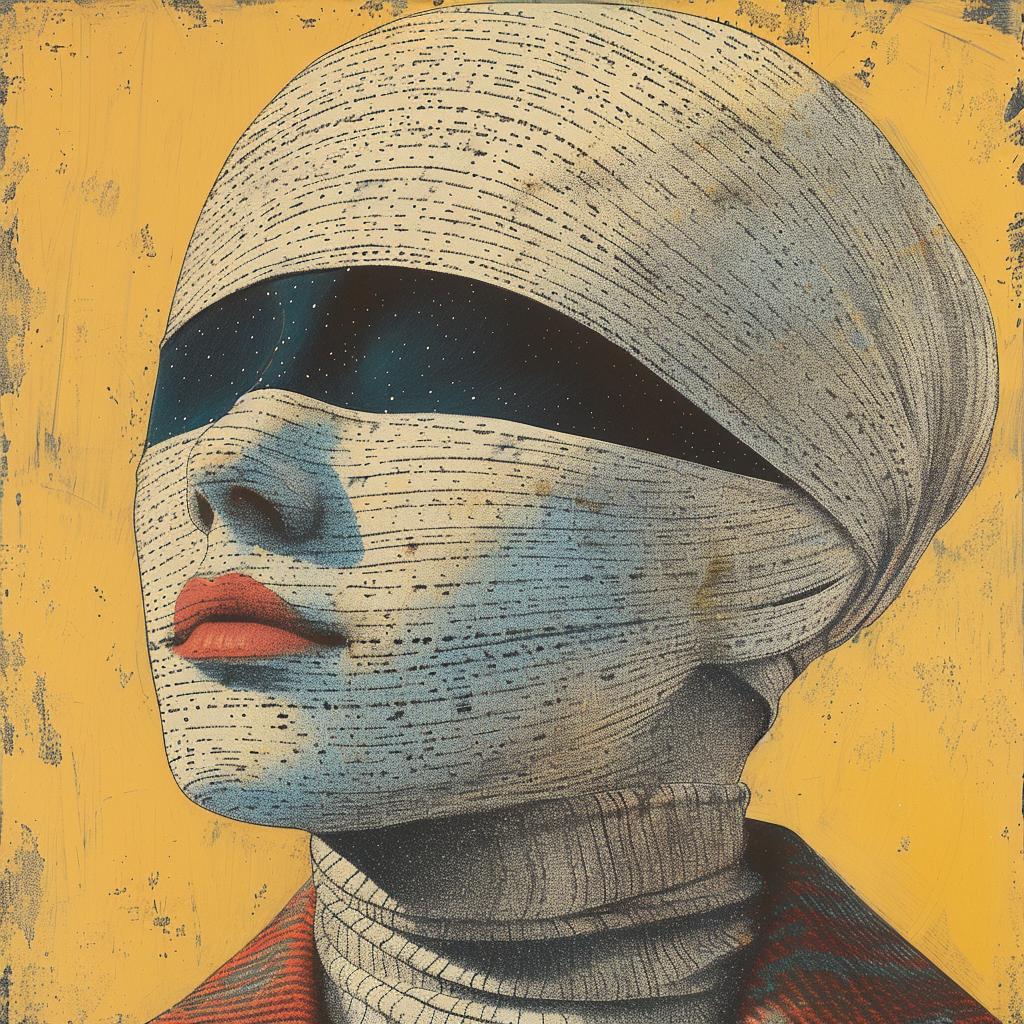 surreal  woman  bandage  glow  volumetric  lighting  horror  natural  art  focus 918005