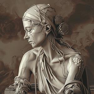 sculpture  woman  robot  arm  chair  futuristic  figurative  artwork  modern  unique 1036919