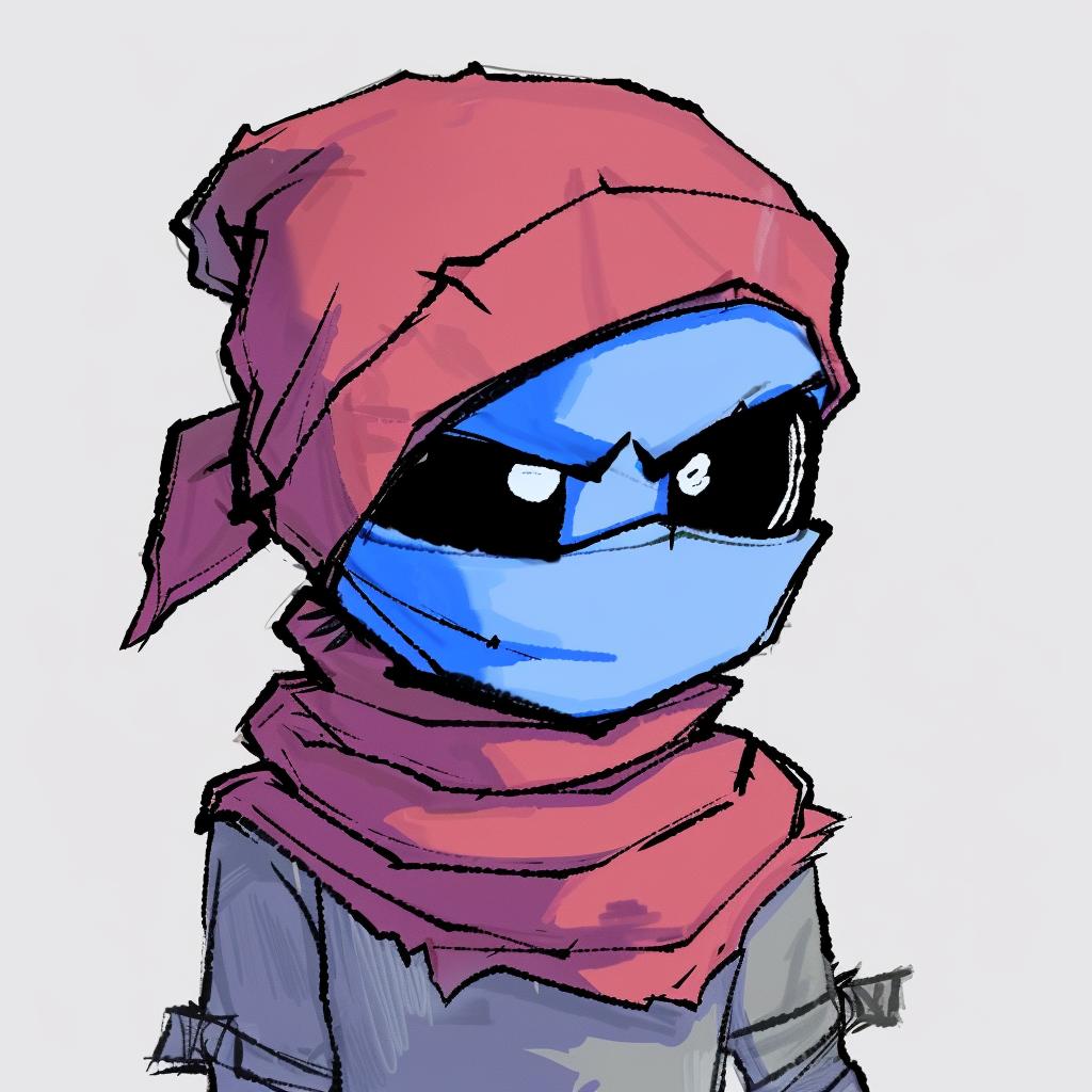ninja  character  cartoon  hip-hop  street  minimal  aggressive  style  urban  blue 956044