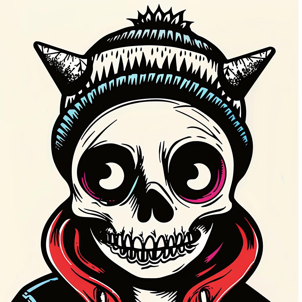 skull  horns  hat  dark  gothic  illustration  symbolic  artwork  creepy  detailed 966724
