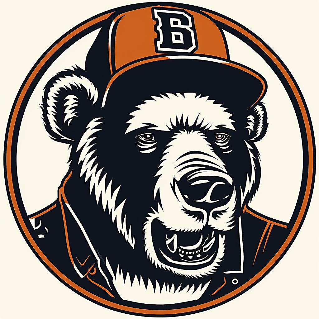 bear  cap  beard  cartoon  character  masculine  stylized  playful  vivid  humorous 939900