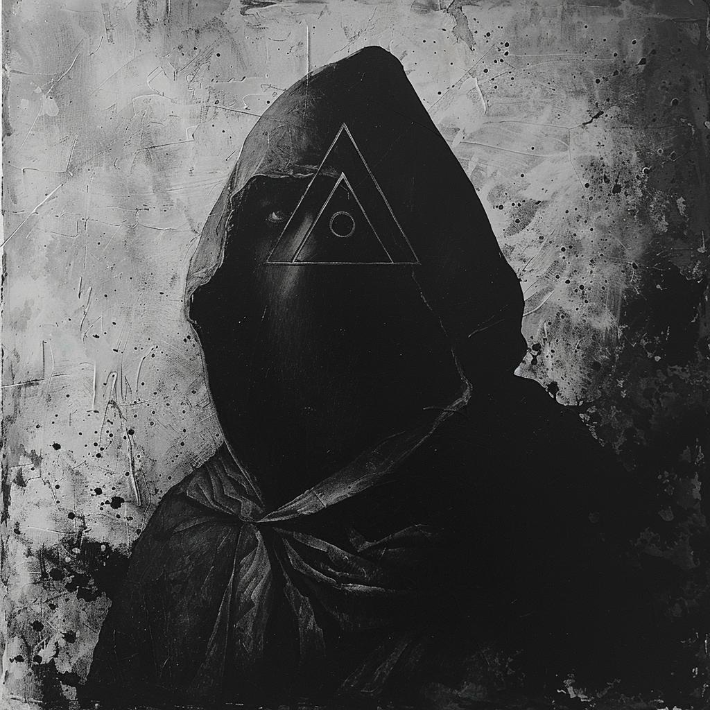 occult  horror  hoodie  dark  mystery  symbolism  black  white  artwork  surreal 1035267
