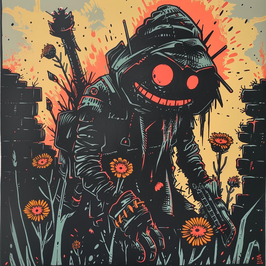 zombie  flowers  poster  dark  occult  naturalistic  spiritual  terror  art  Bachalo 925773