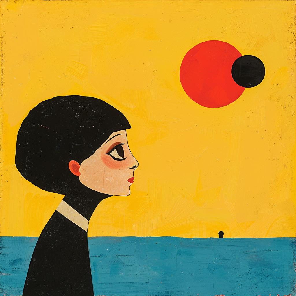 surreal  painting  woman  sun  nature  creative  artwork  colorful  expression  light 1019154