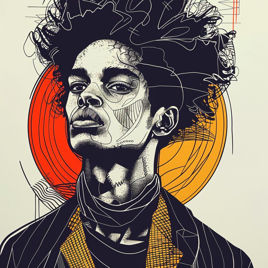Pop  Art  african-american  man  drawing  style  modern  graphic  bold  visual 937923