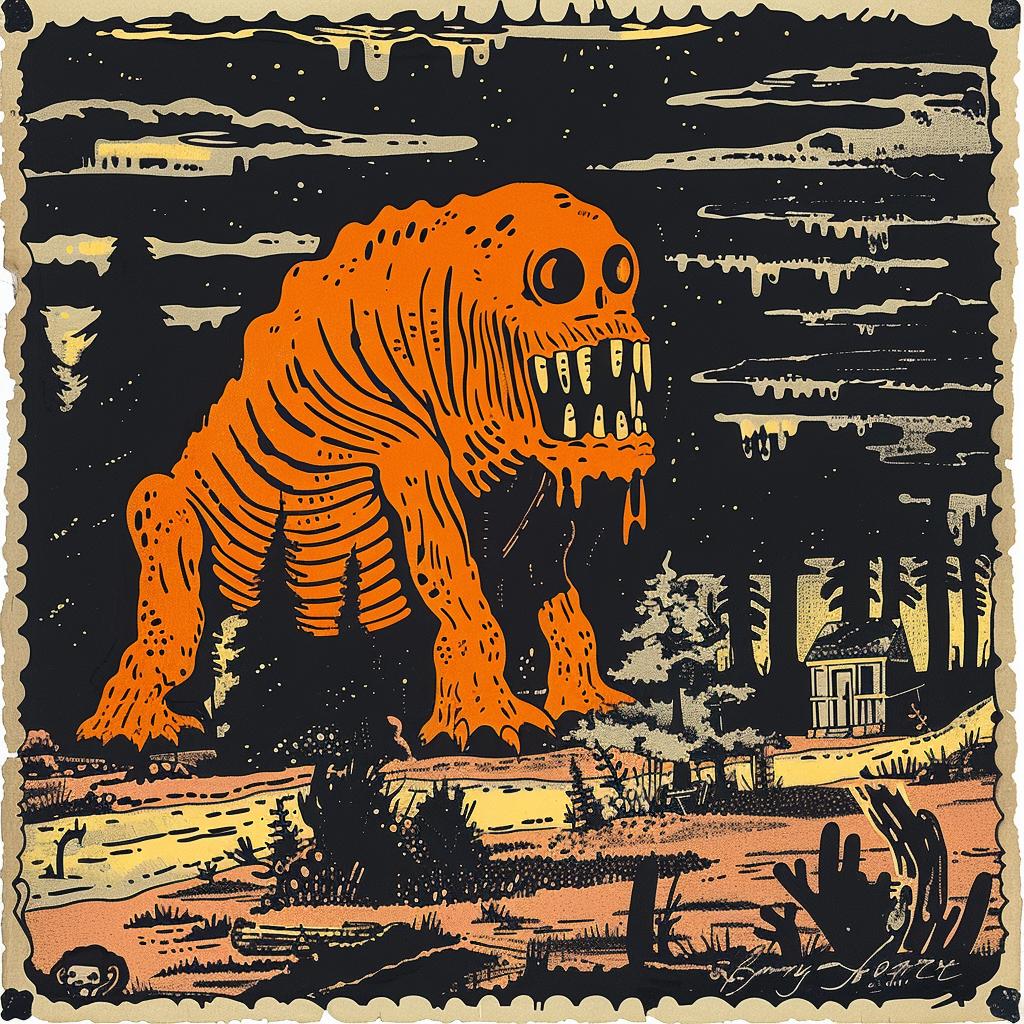 poster  monster  world  art  Matt Bors  graphic  bizarre  weird  illustration  design 926286
