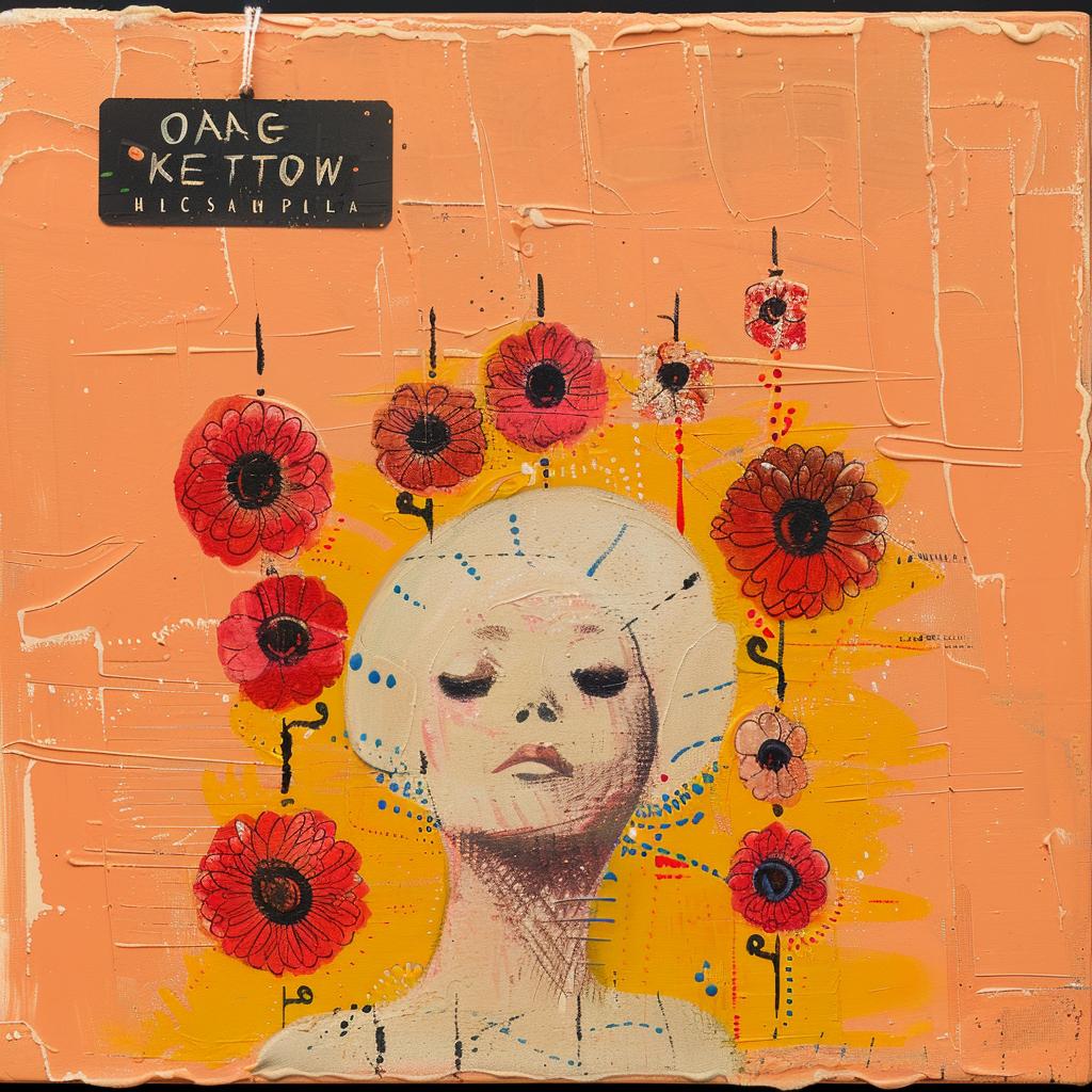 encaustic  paint  impasto  woman  flowers  hair  Joan  Cornella  flowerpunk  colorful 1016226