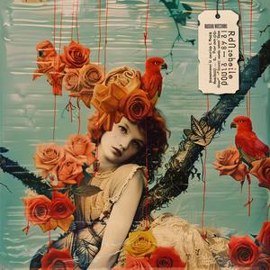 woman  flowers  birds  head  nature  artistic  portrait  color  stylized  illustration 1063720