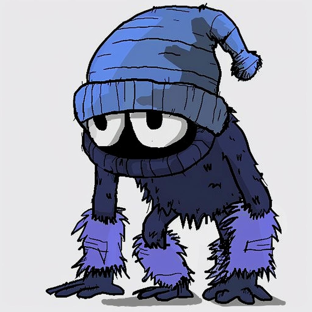 cartoon  monster  hip-hop  minimal  blue  hat  gloves  aggressive  street  culture 956099