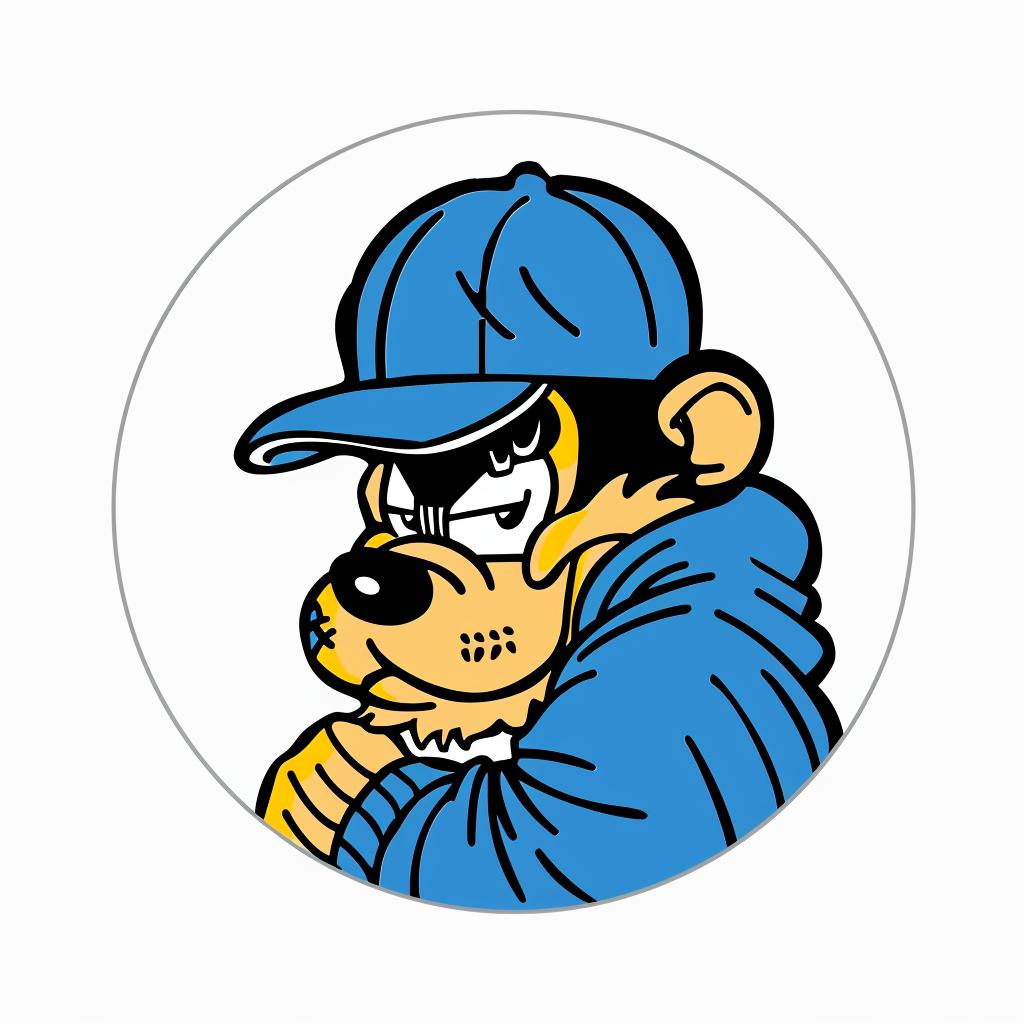 cartoon  bear  streetwise  minimal  blue  hat  jacket  humor  urban  anthropomorphic 955667