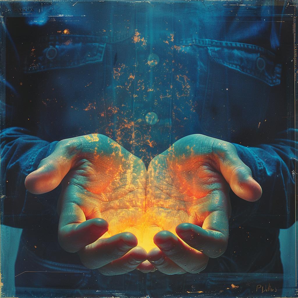 blue  orange  double  exposure  NYC  surreal  glow  hands  lighting  photography 1031591
