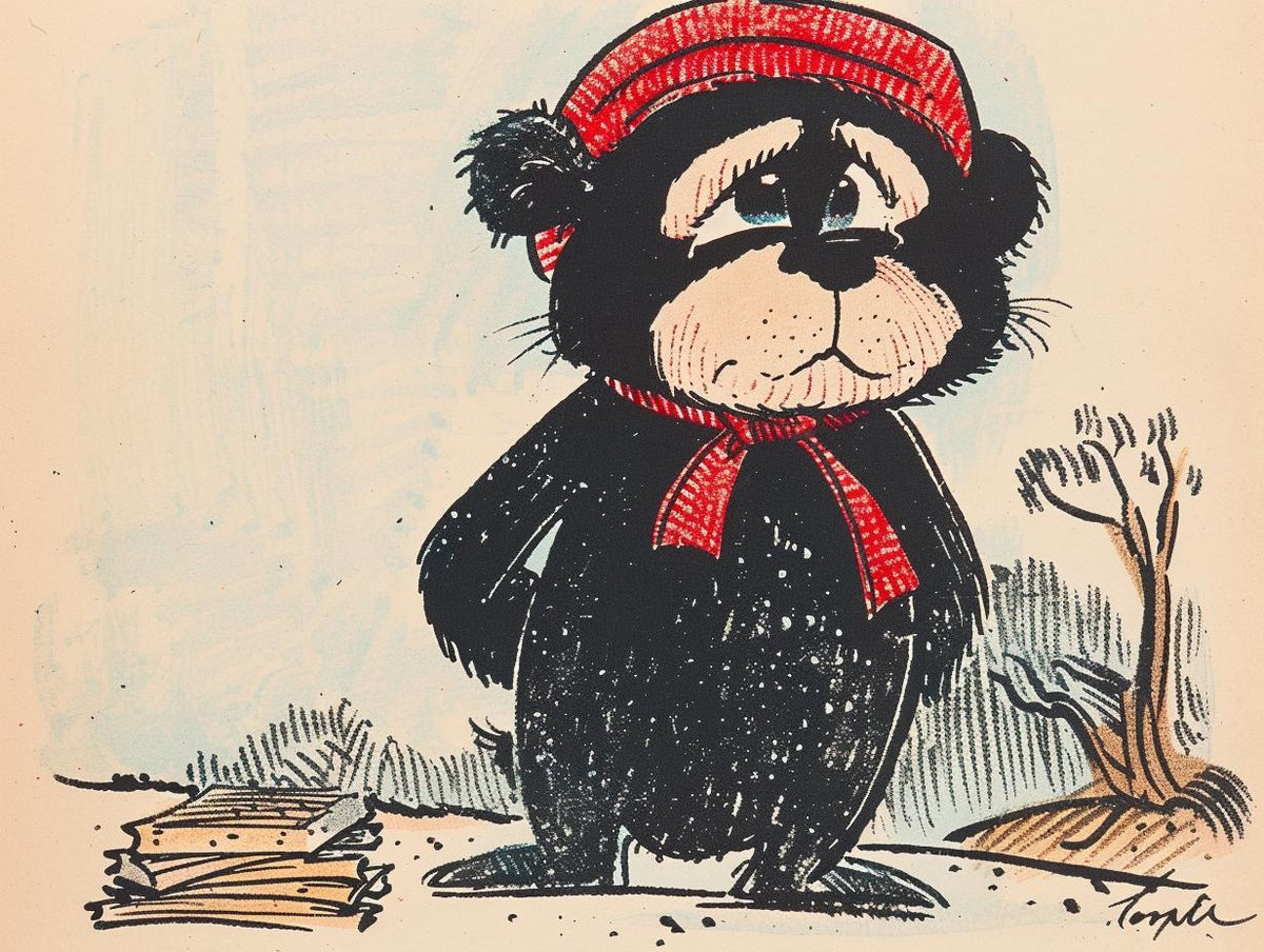 panda  tattoo  Sailor  Jerry  vintage  comic  cartoon  hat  scarf  illustration 919357