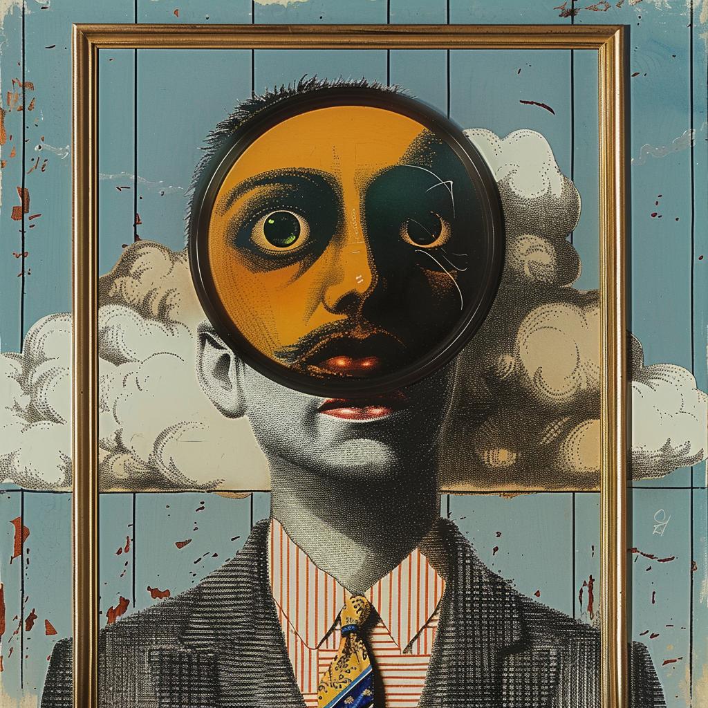 surreal  painting  man  clouds  face  dreamlike  ambient  ethereal  figurative  imaginative 938386