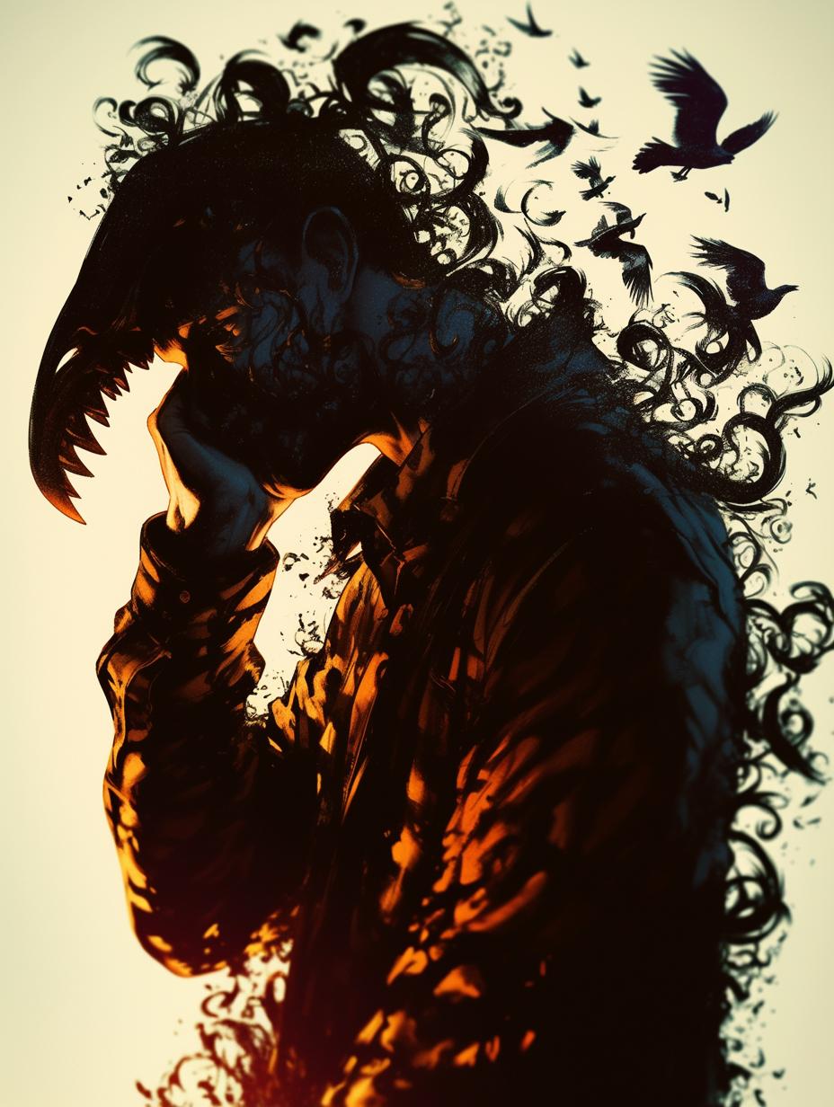 album  cover  night  art  design  chaos  surreal  visual  dark  mood 13901