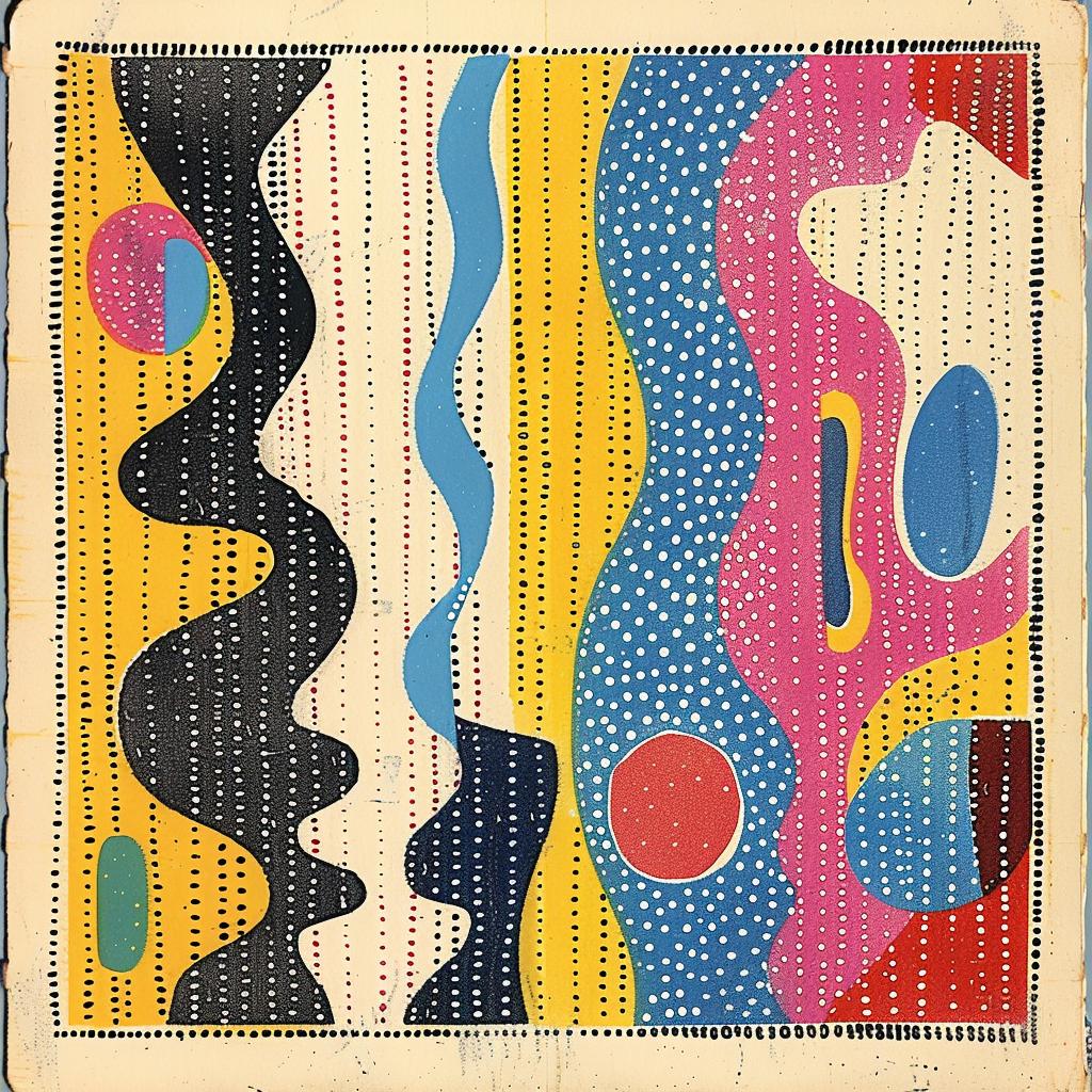 dots  whorls  swirls  colorful  pattern  abstraction  modern  art  hand-cut  design 916146