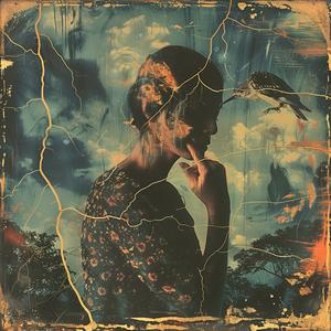 woman  sky  birds  flying  chromolithography  nature  serene  portrait  artwork  fantasy 1051083