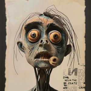 zombie  sculpture  Claymation  eyes  nose  creature  horror  artwork  3D  character 1061110