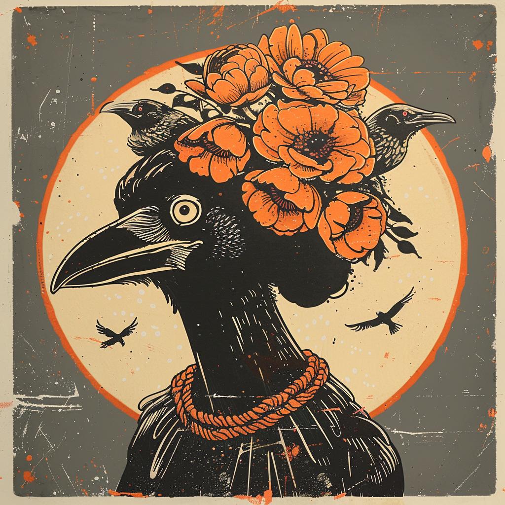 bird  flowers  background  art  naturalistic  dark  creative  expression  introspective  occult 928890