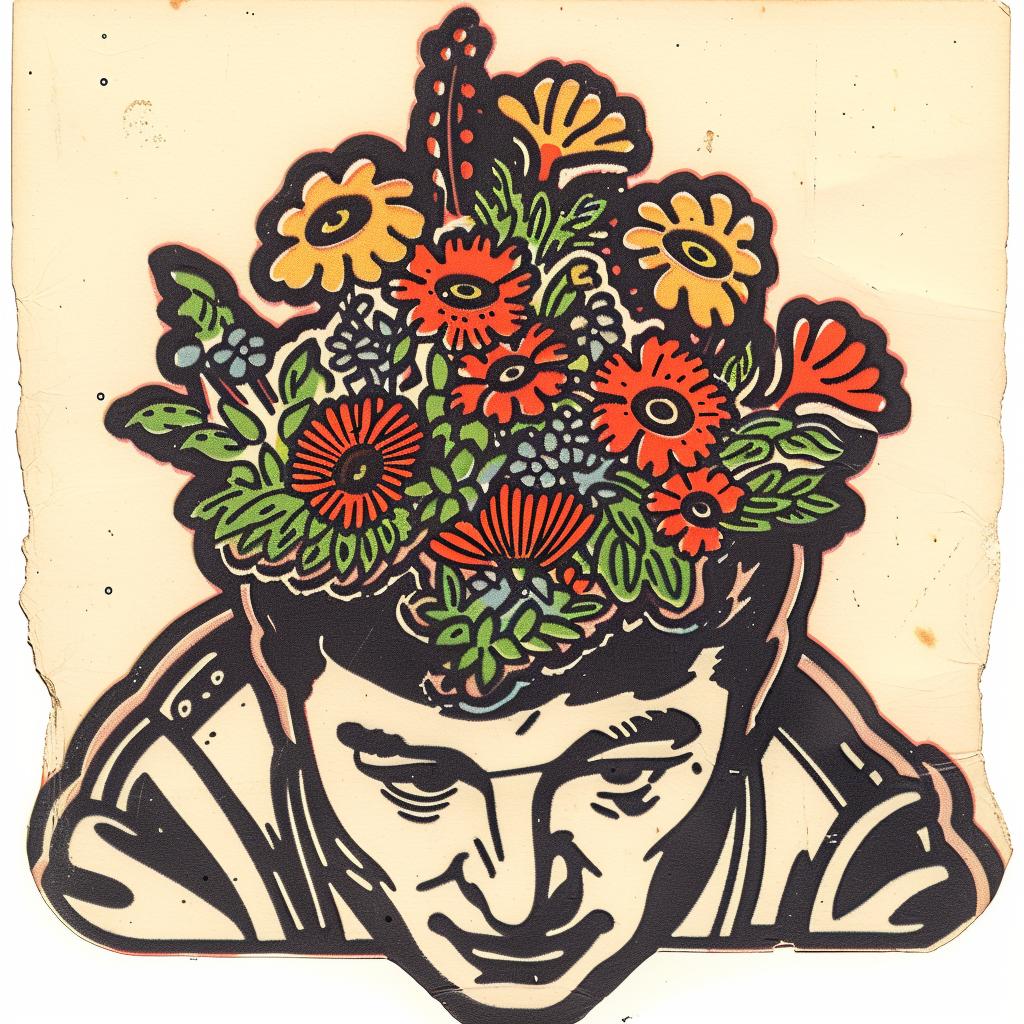 surreal  album  collage  flowerpunk  joy  screenprinting  Toshio  Saeki  happy  art 942057
