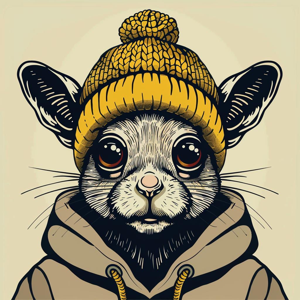 cute  adorable  animal  knit  street  culture  minimal  anthropomorphic  mouse  winter 958243
