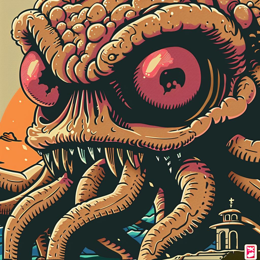 poster  Cthulhu  movie  horror  creature  illustration  graphic  design  dark  artwork 946626