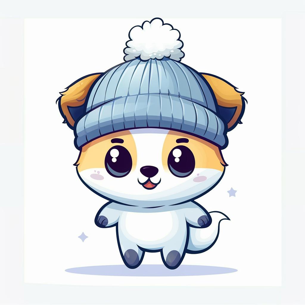 fox  cartoon  animal  winter  hat  cute  character  illustration  adorable  playful 939875