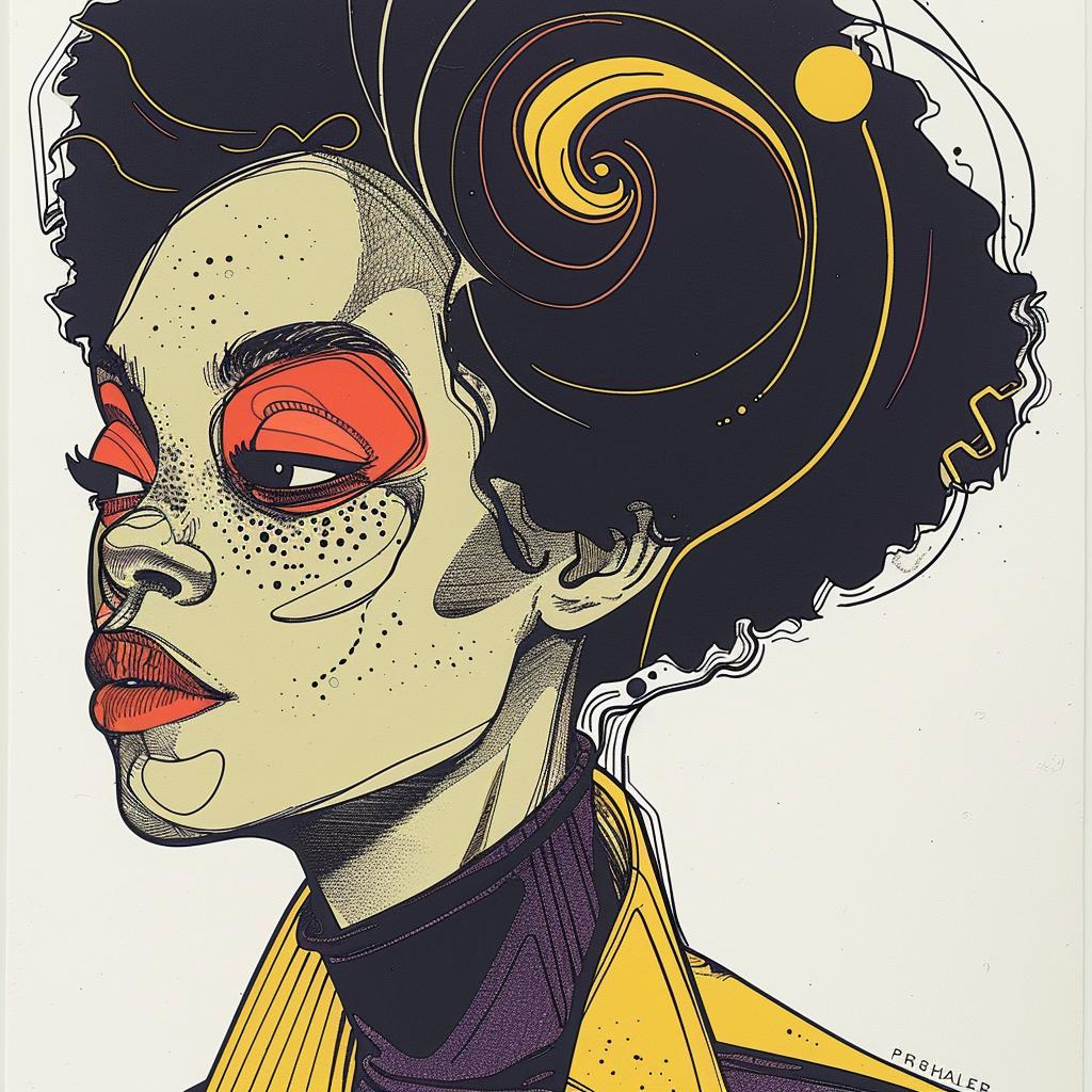 Pop Art  female  afro  drawing  portrait  minimalist  white  modern  Patrick Nagel  African-American 938047