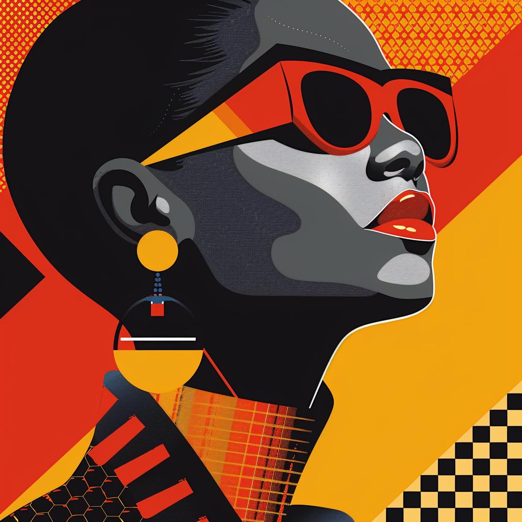 abstract  fashion  portrait  minimalist  elegant  geometric  woman  colorful  chic  art 929459