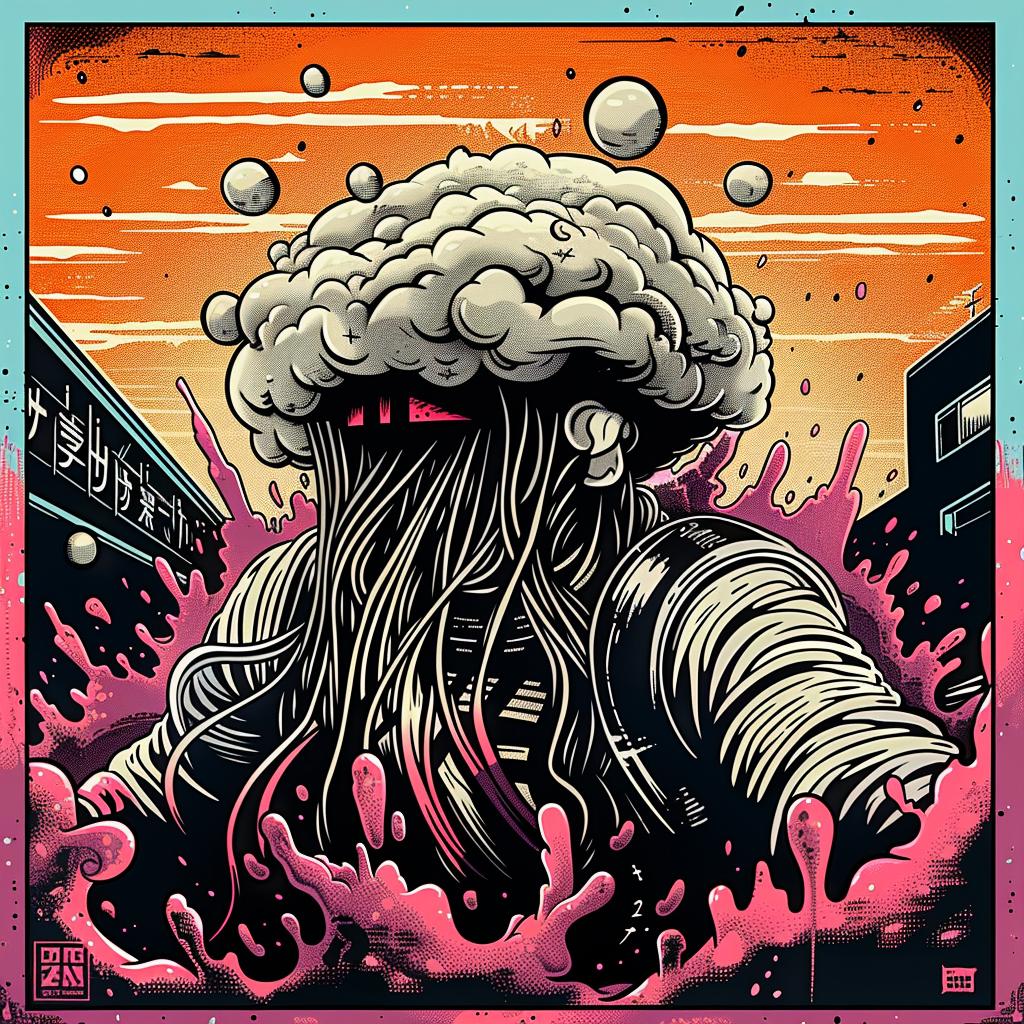 poster  squid  giant  colorful  marine  fantasy  illustration  comic  surreal  bold 947298