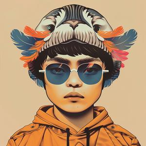 digital  art  selected  for  creative  surreal  album  male  model  Risograph 1077494