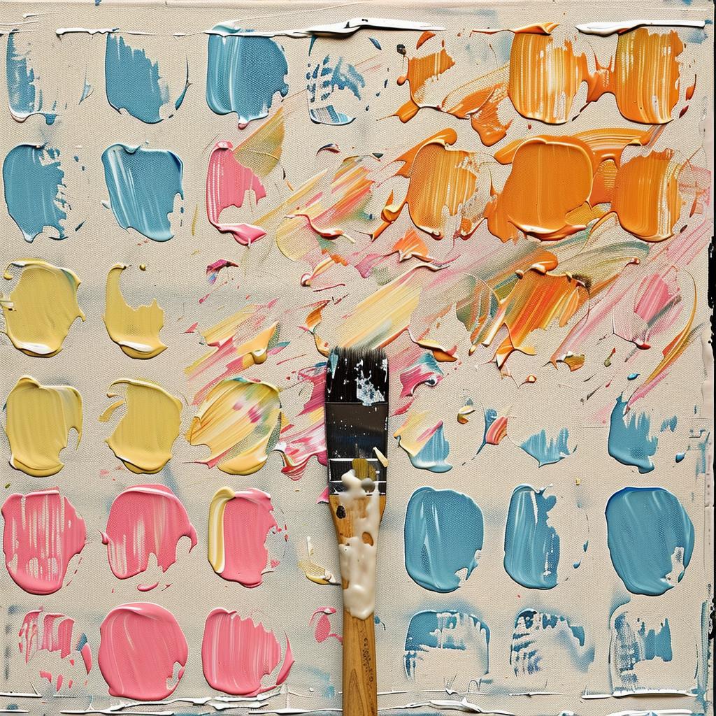 encaustic  paint  palette-knife  impasto  brush  colorful  abstract  artwork  texture  canvas 1015965