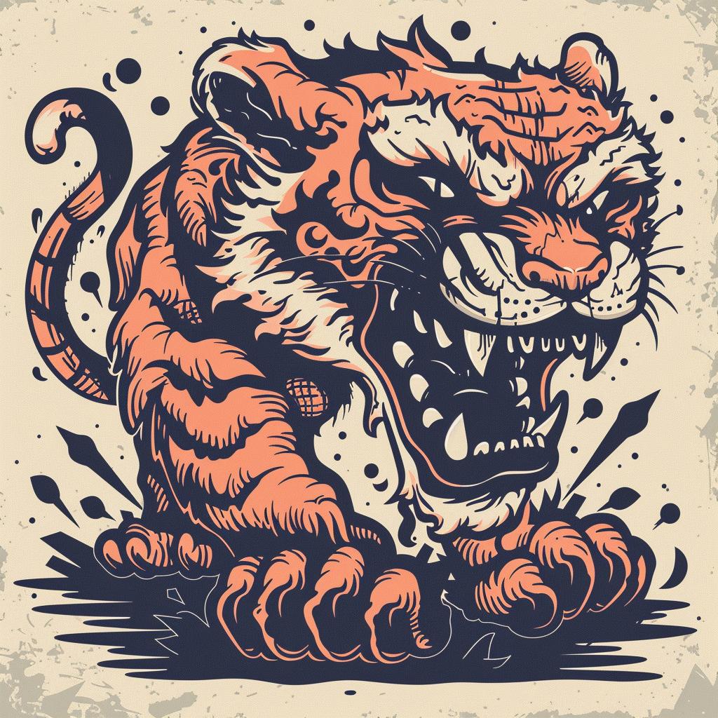 tiger  mythical  terrifying  creature  illustration  fantasy  white  McFarlane  fierce  art 930844