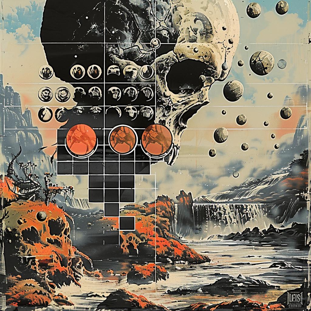 skull  mountain  waterfall  surreal  collage  Todd  McFarlane  hyper-realistic  art  landscape 960179