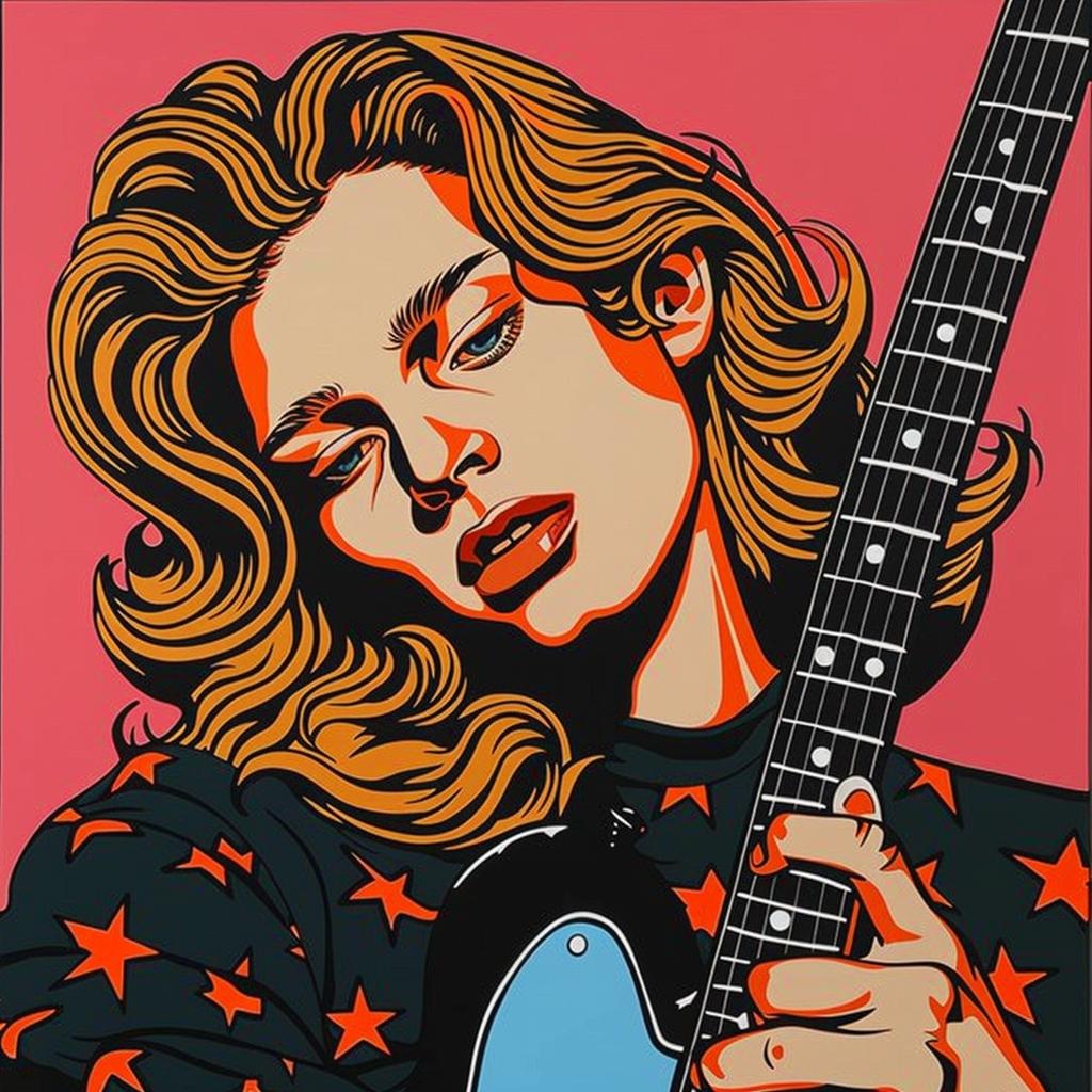 woman  heavy  metal  rocker  guitar  electric  hair  music  fashion  portrait 1023142