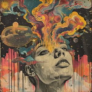 woman  psychedelic  clouds  album  surreal  artwork  symbolist  risograph  vibrant  imaginative 1079342