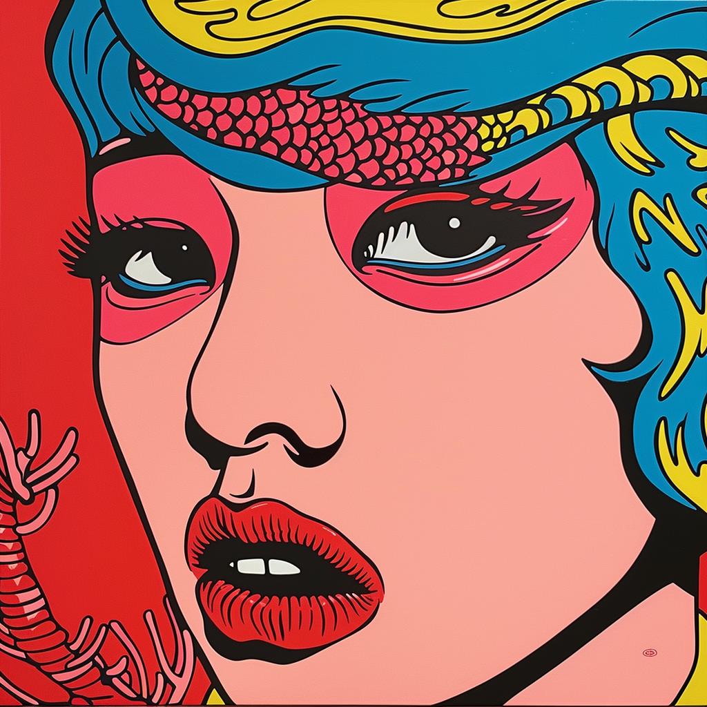 woman  snake  head  painting  surreal  creative  artwork  album  cover  portrait 1021393