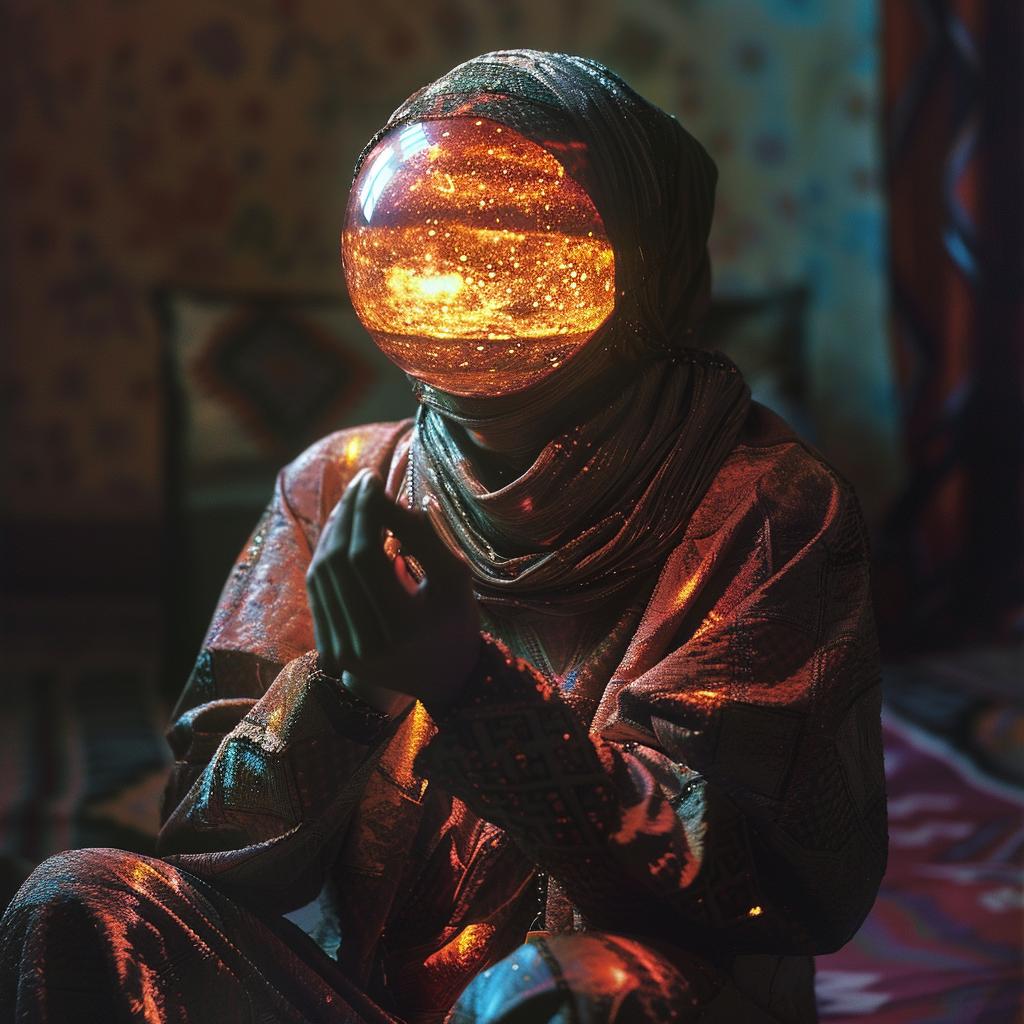 surreal  occult  sci-fi  person  rug  glowing  orb  lighting  photo  darkarts 965938