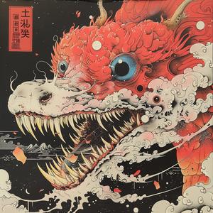 dragon  wind  surreal  symbolist  hyper-realistic  screenprinting  art  painting  creation  mythology 1078331