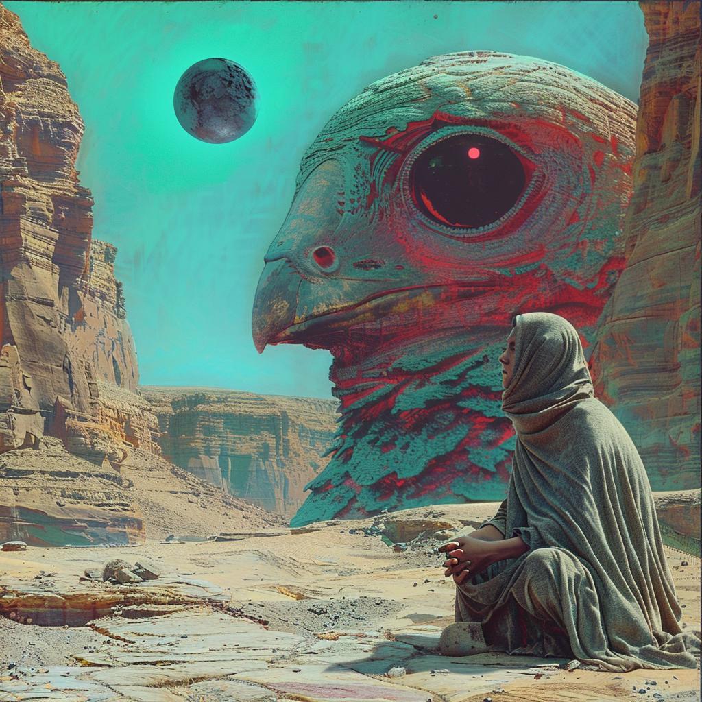 surreal  album  cover  introspective  spiritual  terror  occult  technicolor  desert  eagle 974342