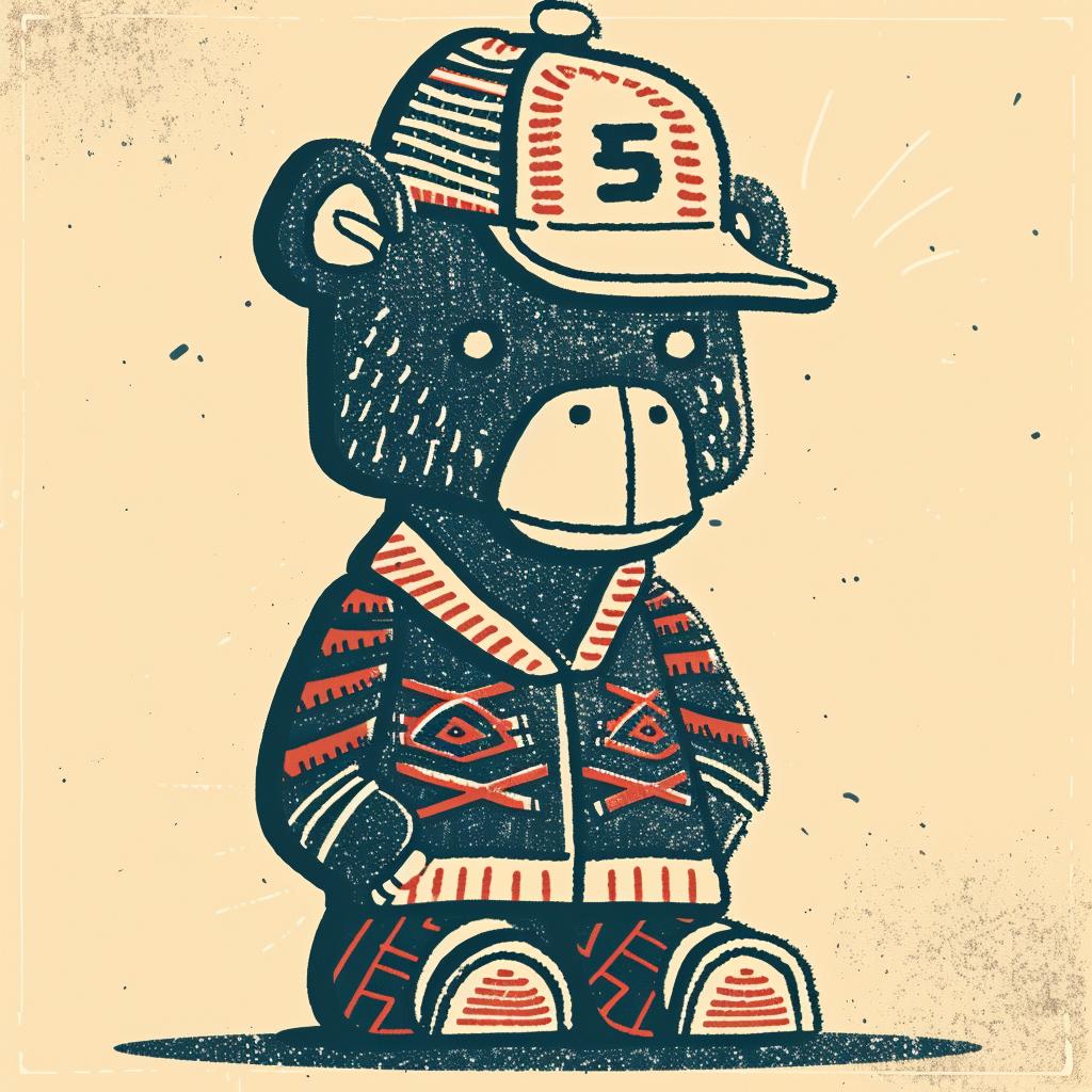 cute  adorable  bear  knit  cap  sweater  simple  minimal  street  culture 958852
