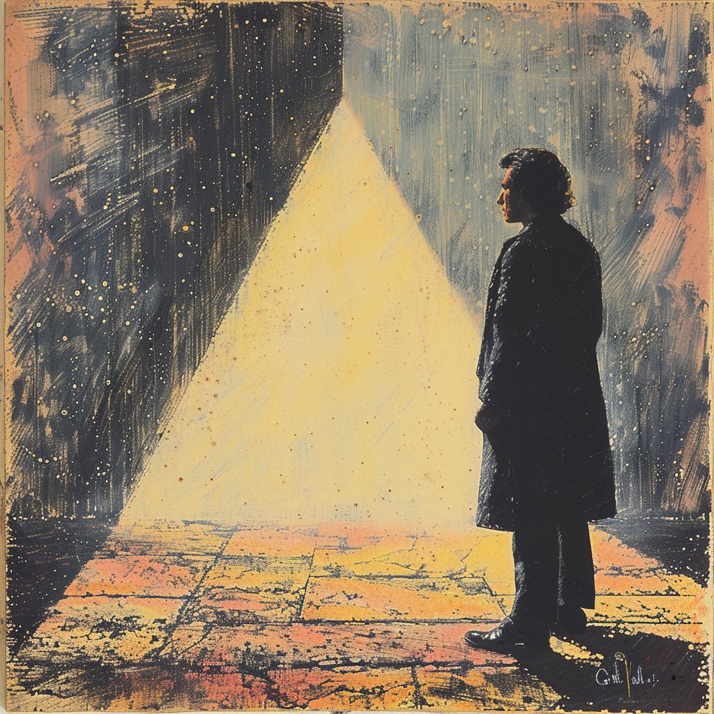 man  light  surreal  illuminati  mystical  colorful  emotive  symbolic  evocative  atmospheric 918657