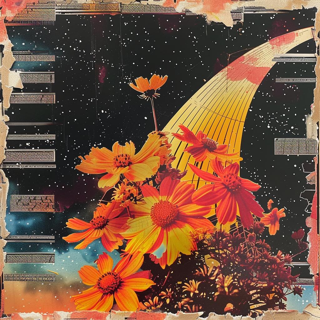 flowers  moon  space  painting  cosmic  dreamy  colorful  whimsical  environment  nature 939784