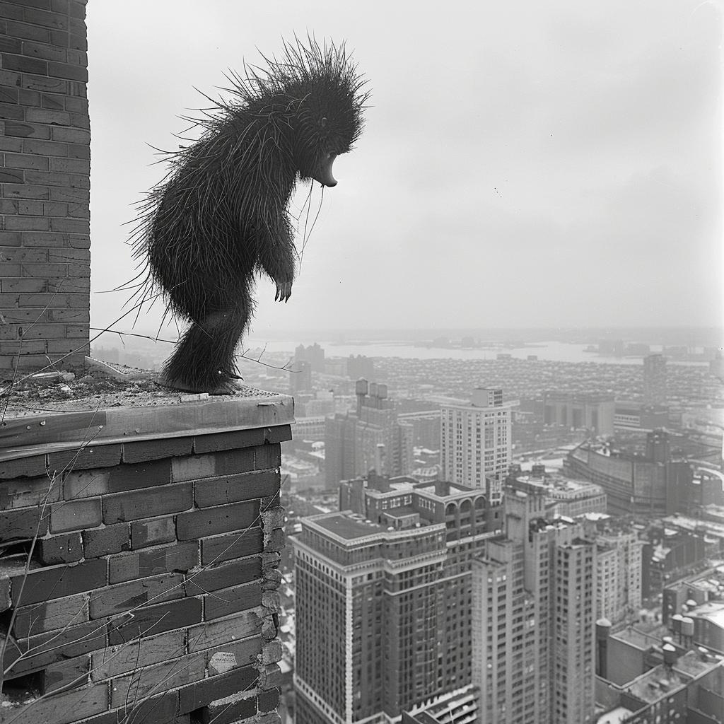 surreal  collage  NYC  bear  urban  contrast  building  animal  edge  vertical 970174